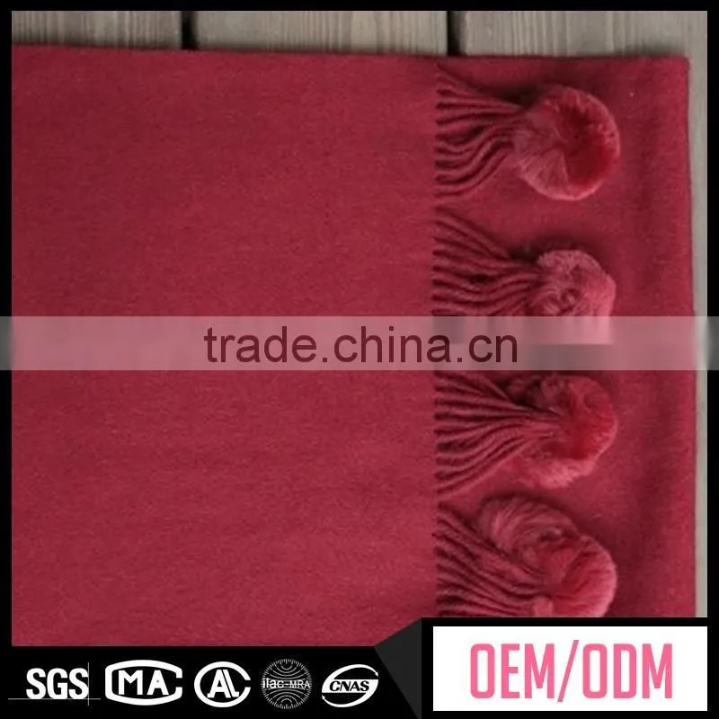 Cheap chinese scarf, plain color cashmere cape scarf, wool rose flower print scarf