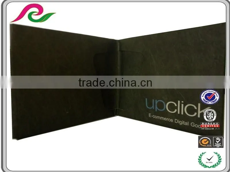 fashionable gray costom logo printed ECO friendly waterproof tyvek paper wallet
