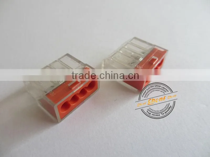 Newest Hot Sell 250v 4 Pin Push Wire Connectors (4 poles)