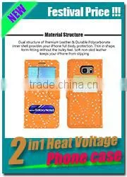 2 in 1 Book Style Manufacturer Wholesale With Screen Portector Leather Mobile Phone Case for iphone 6