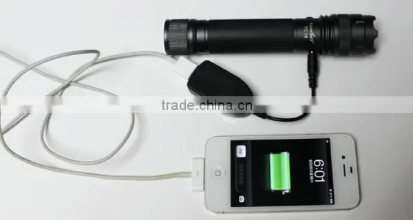 Lifetime warranty Outdoor searching series,230LM 5 modes lion rechargeable led flashlight with 1*18650 battery