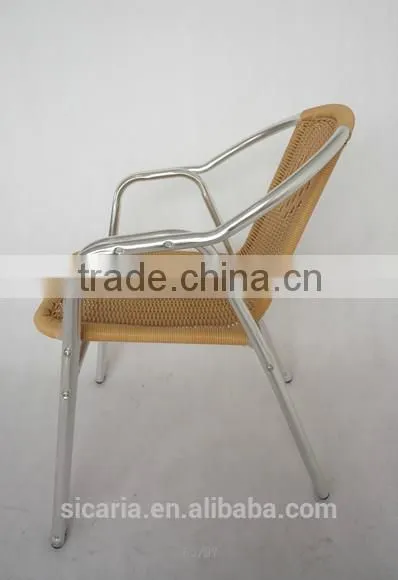 enviromental double tube rattan chair