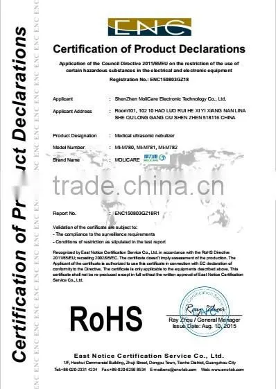 Less than 5 um Atomized Particle Home Use Nebulizer Treatment Equipment Aerosol Nebulizer Machine Price