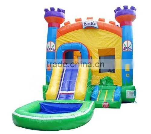 Enchanted Inflatable Bouncy Castle with Slide and Pool