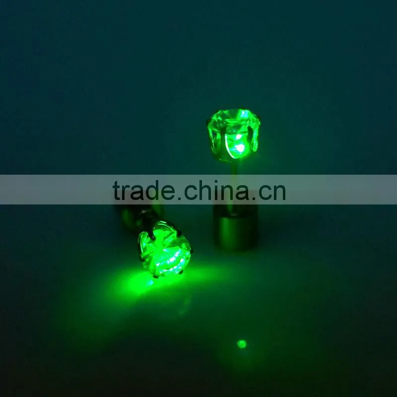 2016 Party Events Supply Novelty Light Up Earrings Colorful LED Earrings