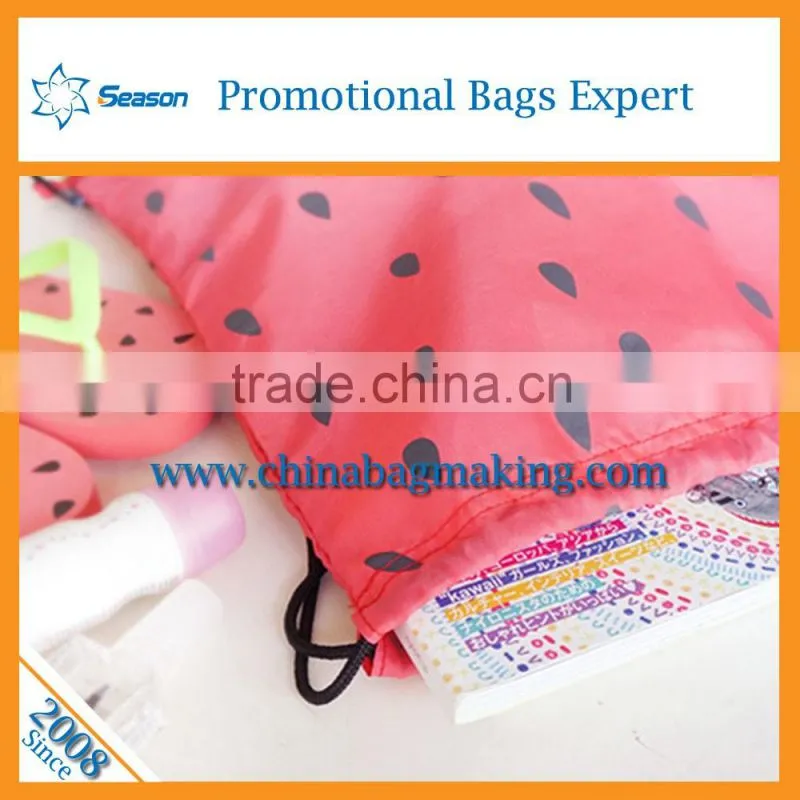 Hot sale Handbag manufacturer Yiwu Gym bag drawstring sports bag backpack