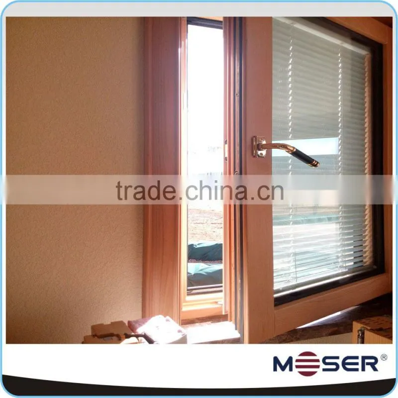 Double glazing aluminium screen windows in french style