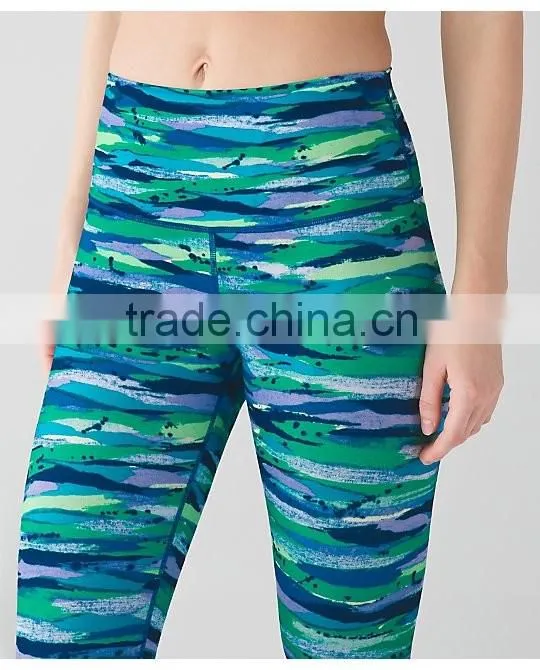 New design custom sexy sports pants slim cotton yoga pants in fitness women
