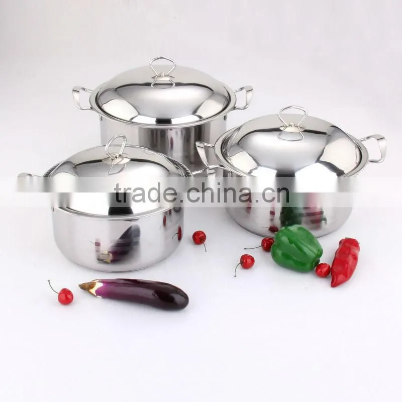 Stainless Steel Cookware Sets Broad-Edge Soup Pot