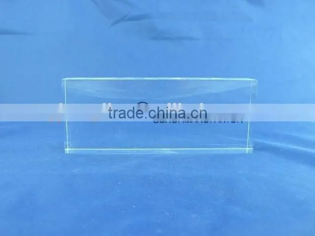 clear solid acrylic block