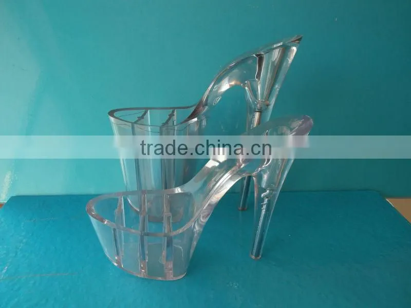 2016 Transparent Sexy 20 CM Women Stylish High Heel Shoes