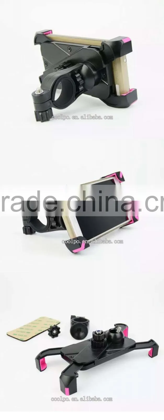 Bike Phone Mount Motorcycle Bicycle Cell Phone holder Handlebar Phone Mount for iPhone 6 6S Plus 5S for Samsung Galaxy S6 GPS