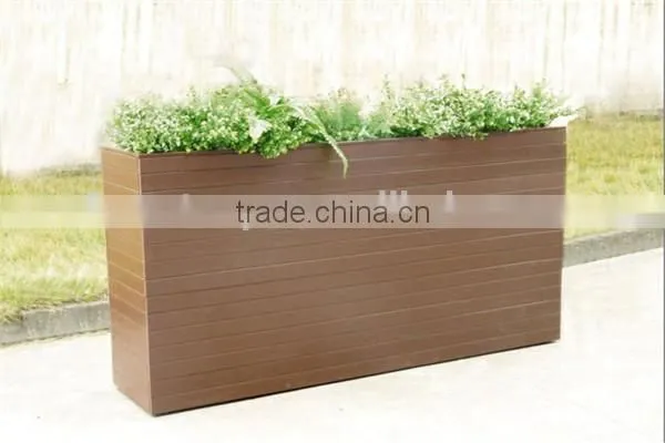 FRSTECH composite wood ceramic flower pot painting designsWPC flower pot