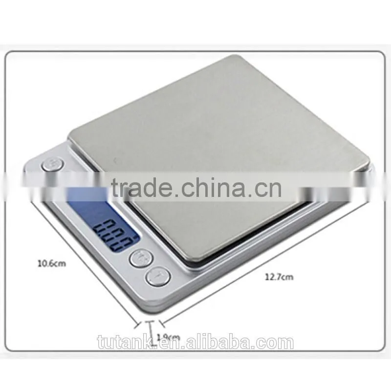 1000g x 0.1g Stainless Digital Pocket Scale Kitchen Scale Jewelry Weight Balance