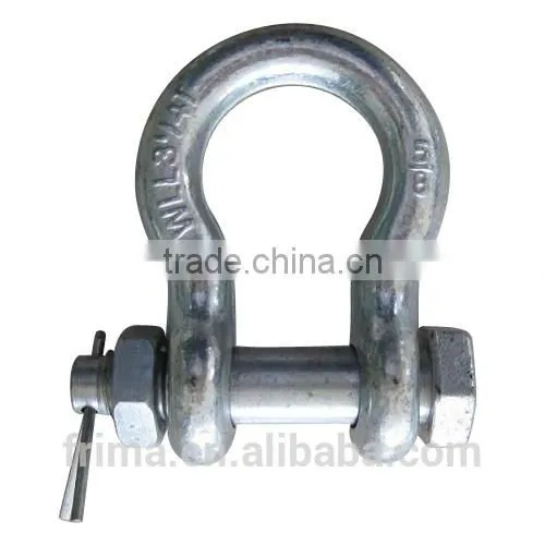Best price us type bow bolt type chain shackles with high quality