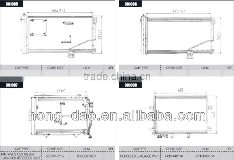 auto condenser for Mini Cooper 2007