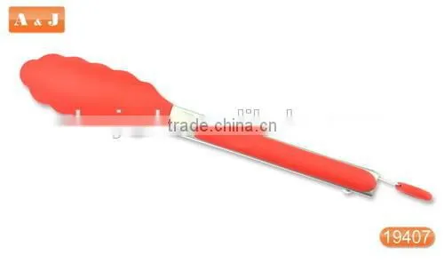 10" Silicone Material Food Tongs