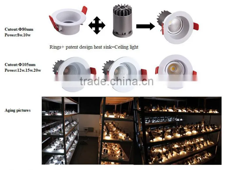 Newly high quality HK International Lighting fair COB Hotel Ceiling light
