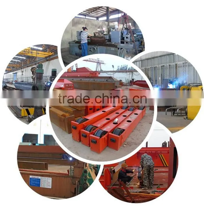 double beam rail mounted gantry crane 25 ton