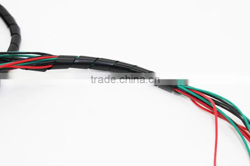 2016 Black diameter 6mm 33Ft.(10M) Spiral Cable Wire Wrap Tube PC Manage Cord