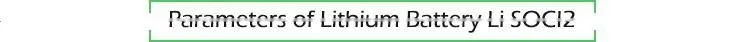 ER10450 AAA 3.6V 800mAh lithium battery Li-SOCI2 battery