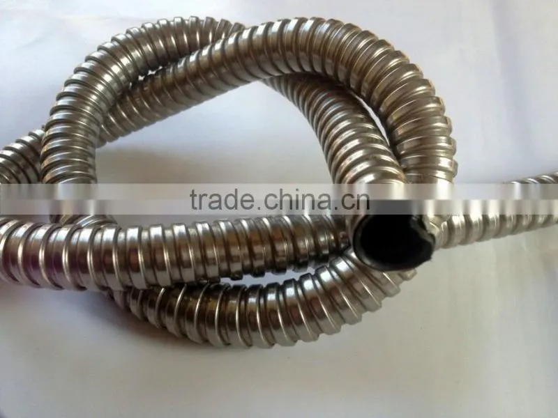 Galvanized Coated Metal Corrugated flexible pvc conduit