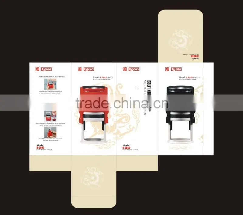 High Quality Size 41*24mm Epress Best Price Speed Rubber Self Inking Stamp