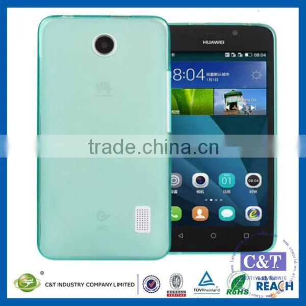 C&T Ultra Slim Soft TPU Gel Rubber Silicone Skin Shell Back Case Cover for Huawei Ascend Y635