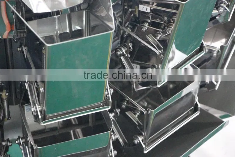 Good quality grain/cookies/potato chips/popcorn/candy/chocolate/puffy food 14 head multihead weigher