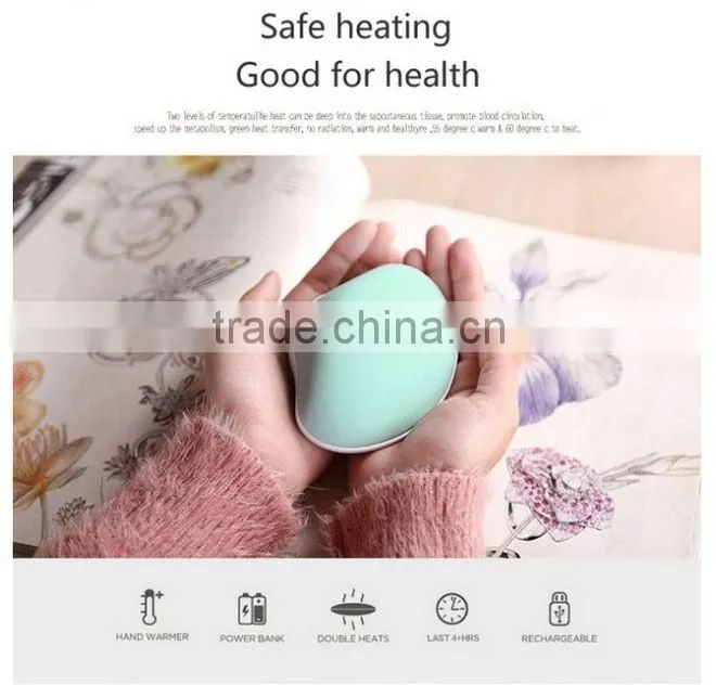 4000mah Hand Warmer With Flashlight Universal Power Bank
