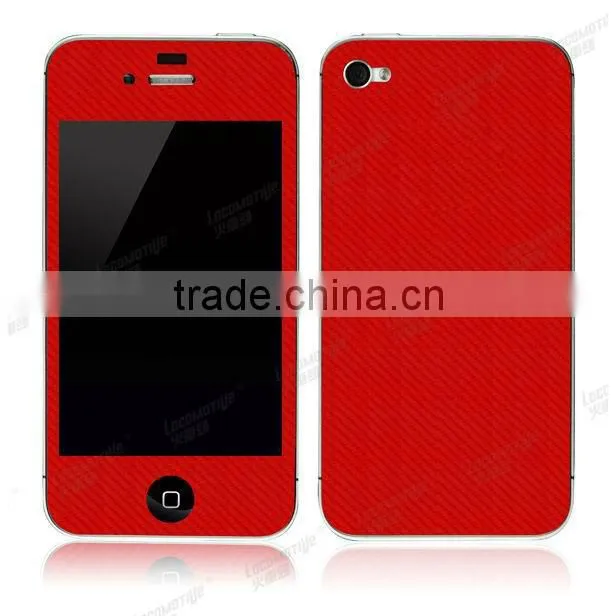 Carbon fiber skin for iphone 5