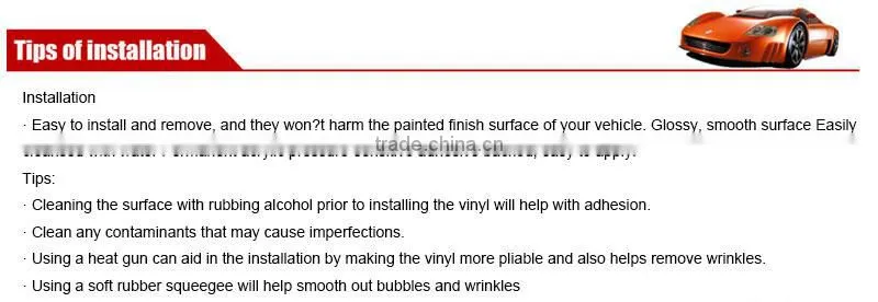 TSAUTOP UV Proof Adhesive Air Free 12colors 1.52*20m 2016 new style TSAUTOP 1.52*30m/20m 2016 new style brushed steel vinyl wrap