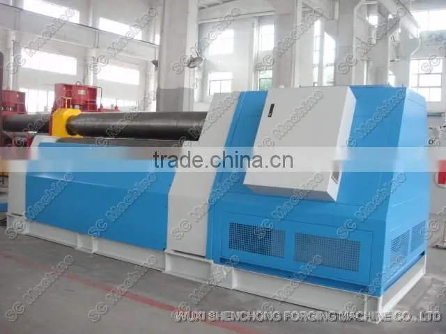 4 roller plate bending, cnc bending machine(8mm~60mm)