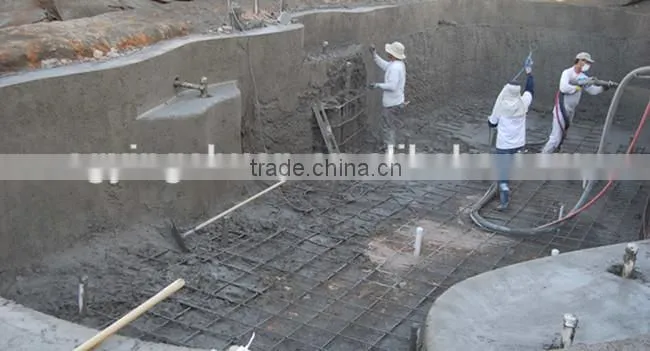 professional construction machine PZ-7 dry shotcrete machine with best price