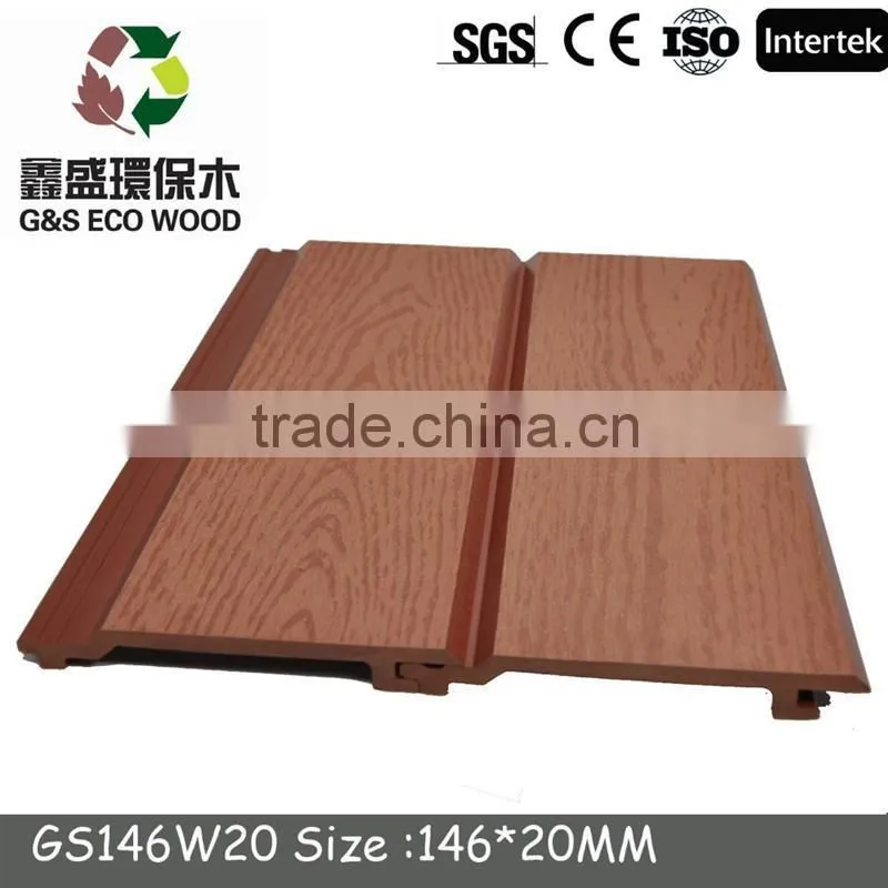 Hot sale wood plastic composite wall panel for outdoor