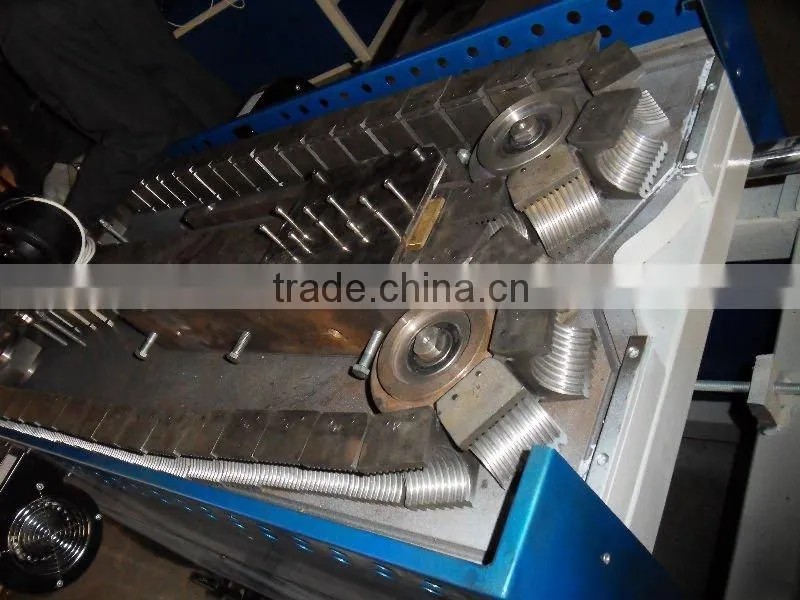 Jiaozhou product PE single wall corrugated pipe extruder/production/making machine