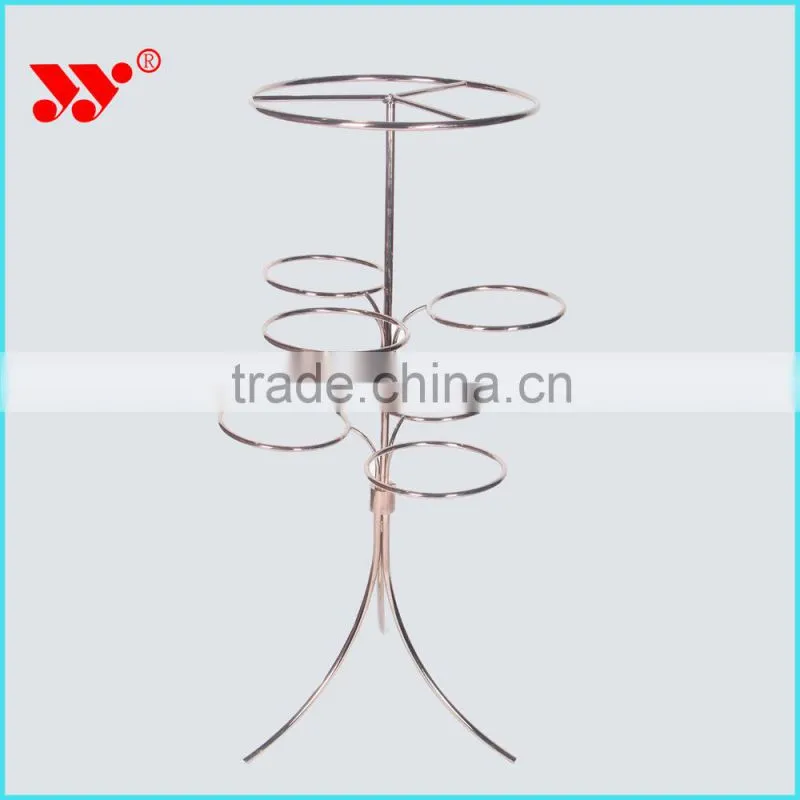 2015 new products copper plating slatwall shelf bracket/side display rack on the wall