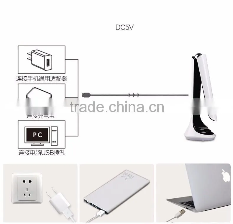 Folding modern desk lamp