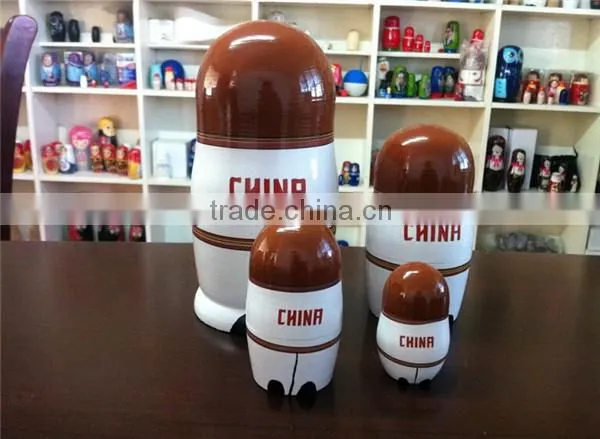 OEM wooden nesting doll gift