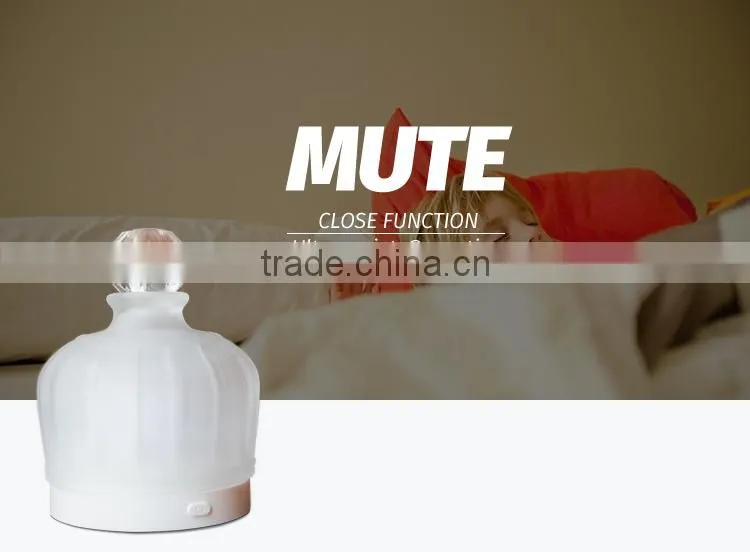Colorful Glass USB/Battery-powered Fan Aroma Diffuser,Mini Aromatherapy Diffuser,Small Oil Dispenser w/ 7-color-change LED