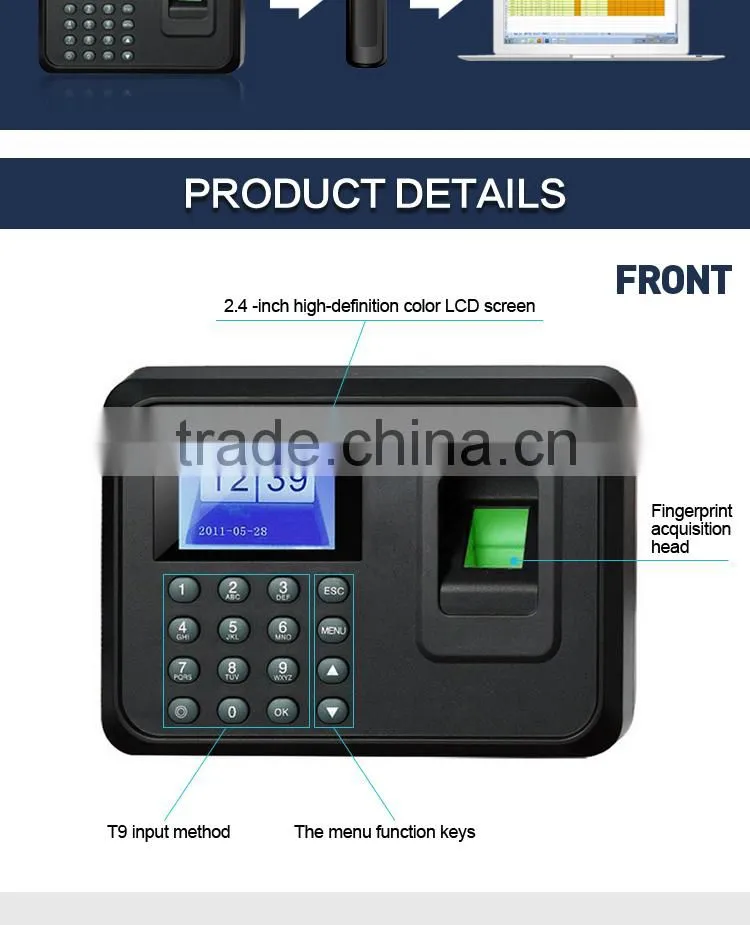Wholesales Remote Identification System Fingerprint Time and Attendance System