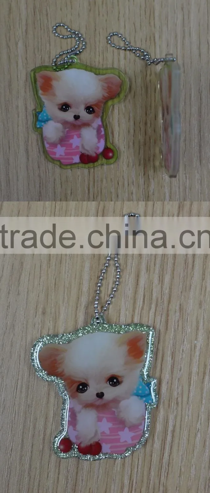 Acrylic Liquid Keychain, Custom Anime Acrylic Keychain