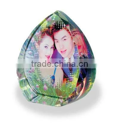 2016 Beautiful wedding crystal photo frame