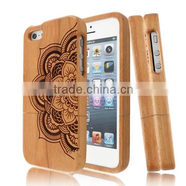 OEM Custom laser Design Wood cell Phones Cases for i6 /i6s/i6 plus