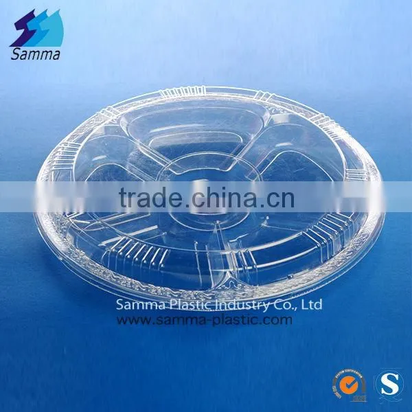 SM1-2102-Clear Blister Disposable Plastic Divided Container