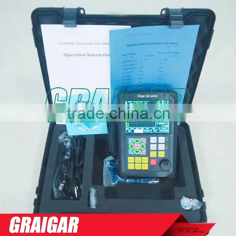 Portable ultrasonic flaw detector GFD650C NDT instrument