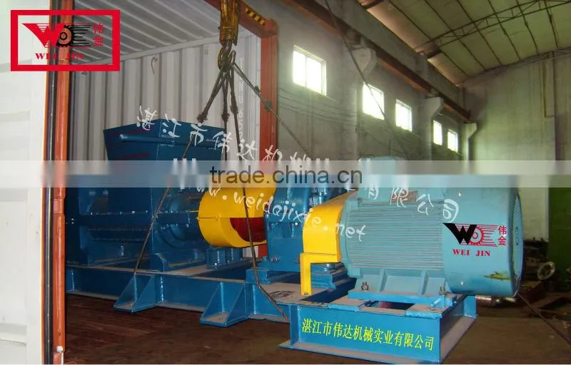 Made in China High Quality Industrial Twin Helix Breaking Crushing Cleaning Machine Low Noise