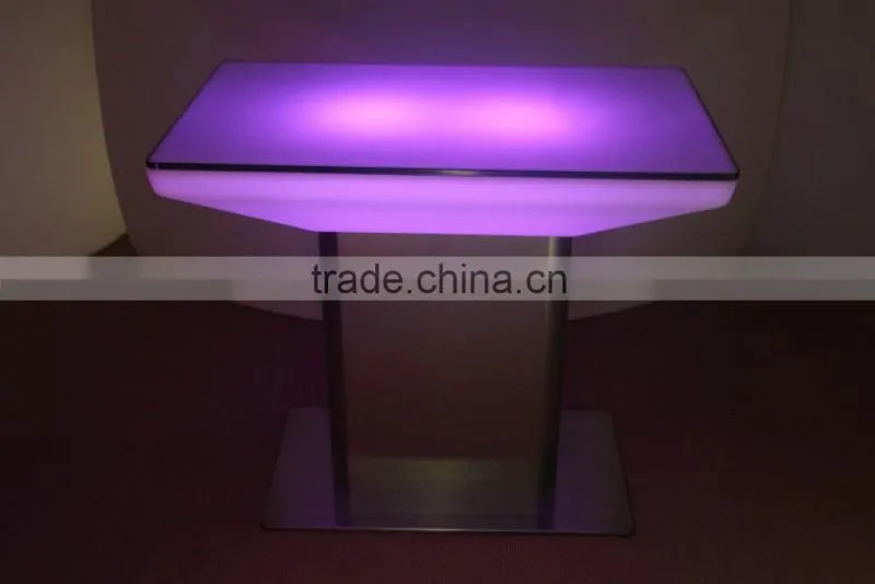 Modern coffee table Colourful Rechargeable Bar Table