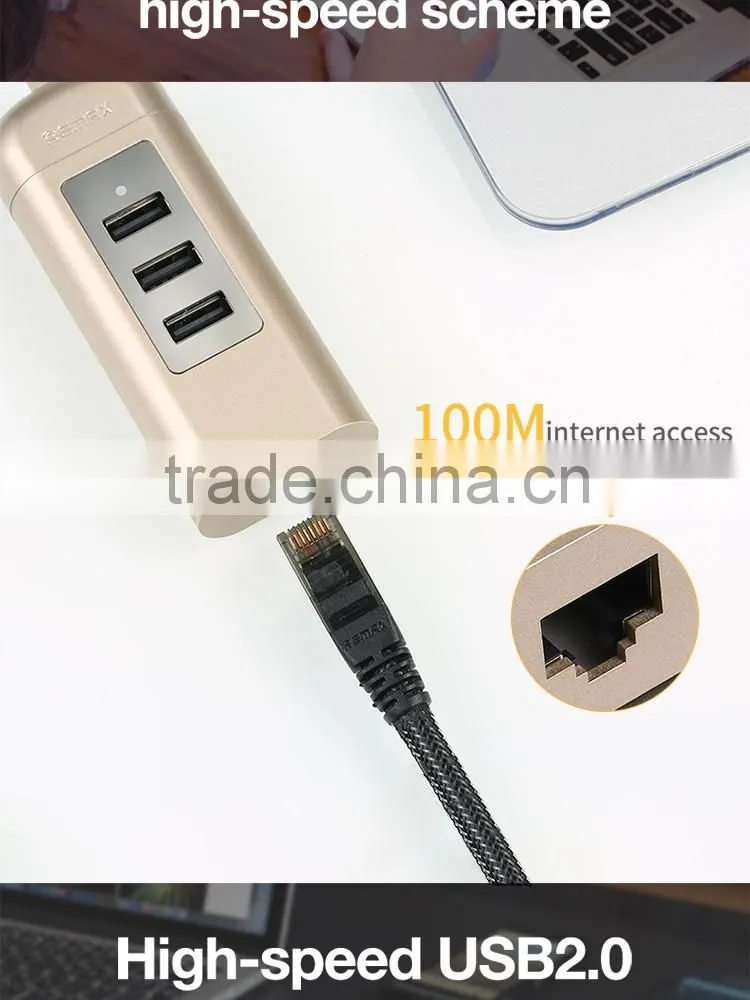 REMAX CATI 3USB 1LAN HUB
