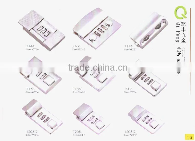 Qifeng new design turn lock,bag accessories